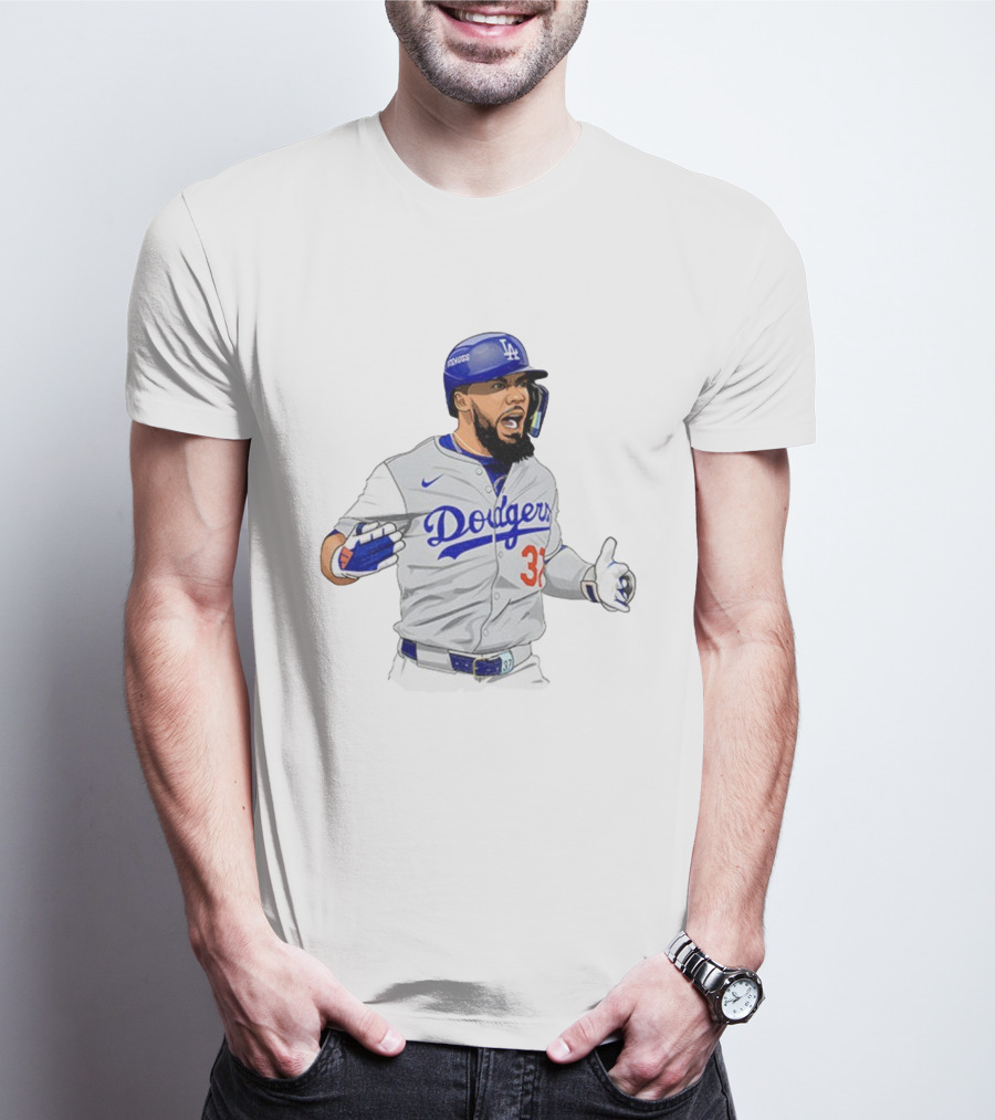 Dodgers Teoscar Hernández Baseball Los Angeles Signature Edition T-Shirt
