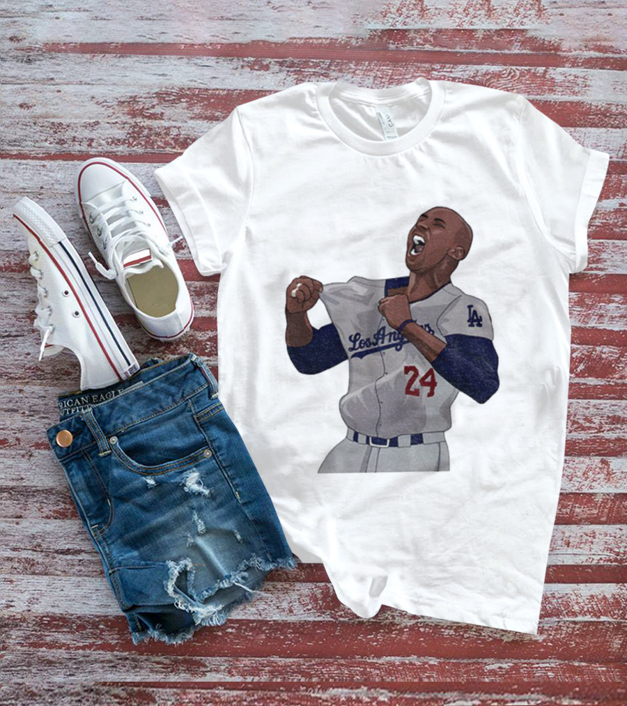 Los Angeles Mamba 24 Dodgers Iconic Tribute T-Shirt