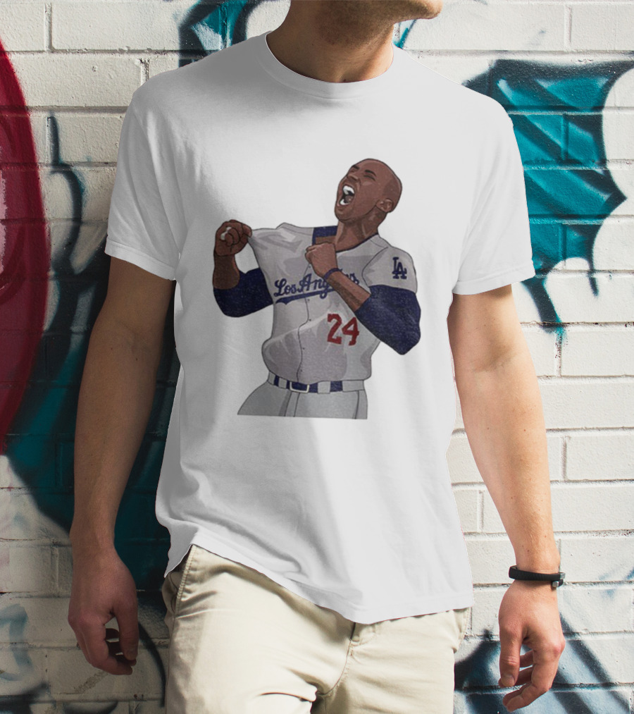 Los Angeles Mamba 24 Dodgers Iconic Tribute T-Shirt