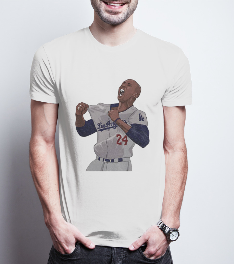 Los Angeles Mamba 24 Dodgers Iconic Tribute T-Shirt