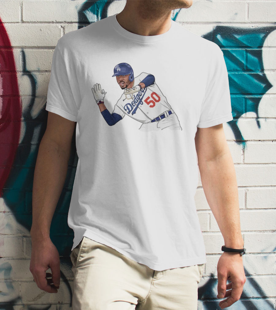 Mookie Betts Dodgers 50 Los Angeles Baseball MLB T-Shirt