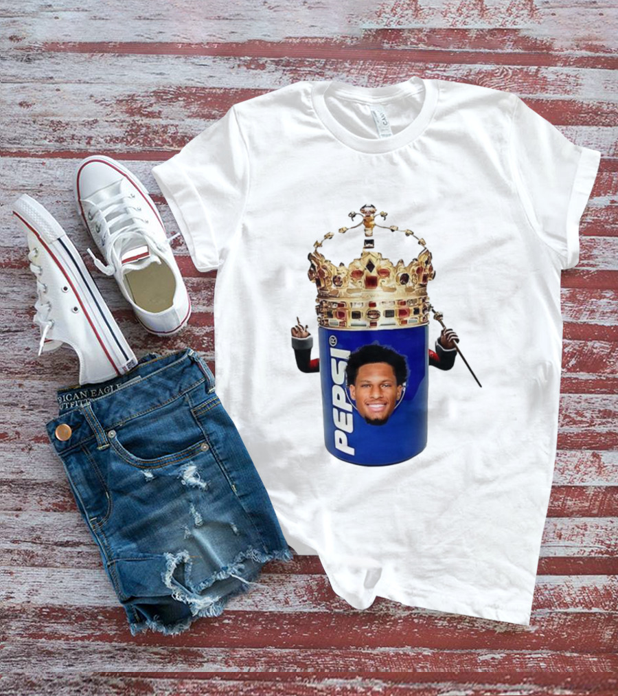 Oronde Gadsden Pepsi Crown Los Angeles Chargers King Parody T-Shirt