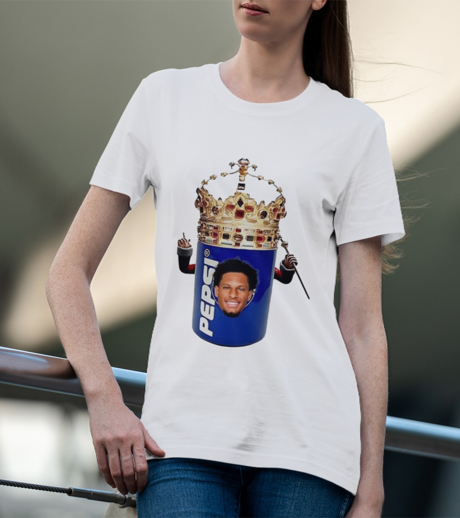 Oronde Gadsden Pepsi Crown Los Angeles Chargers King Parody T-Shirt