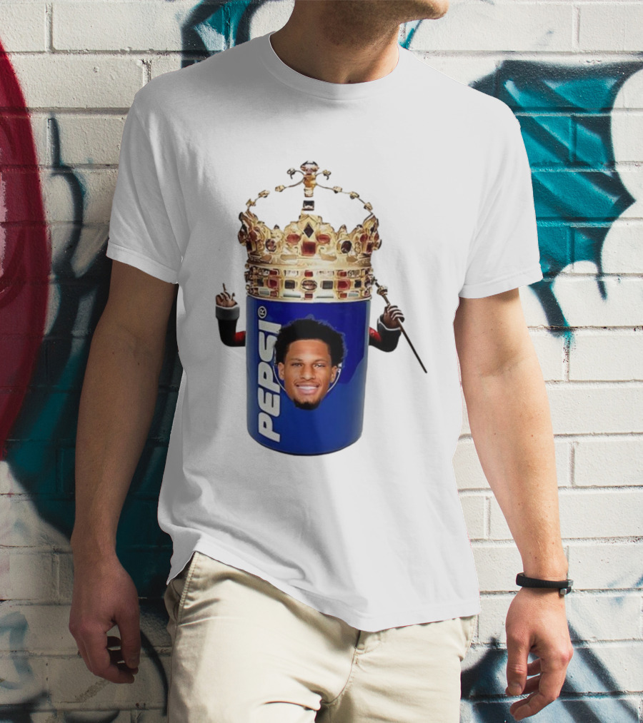 Oronde Gadsden Pepsi Crown Los Angeles Chargers King Parody T-Shirt
