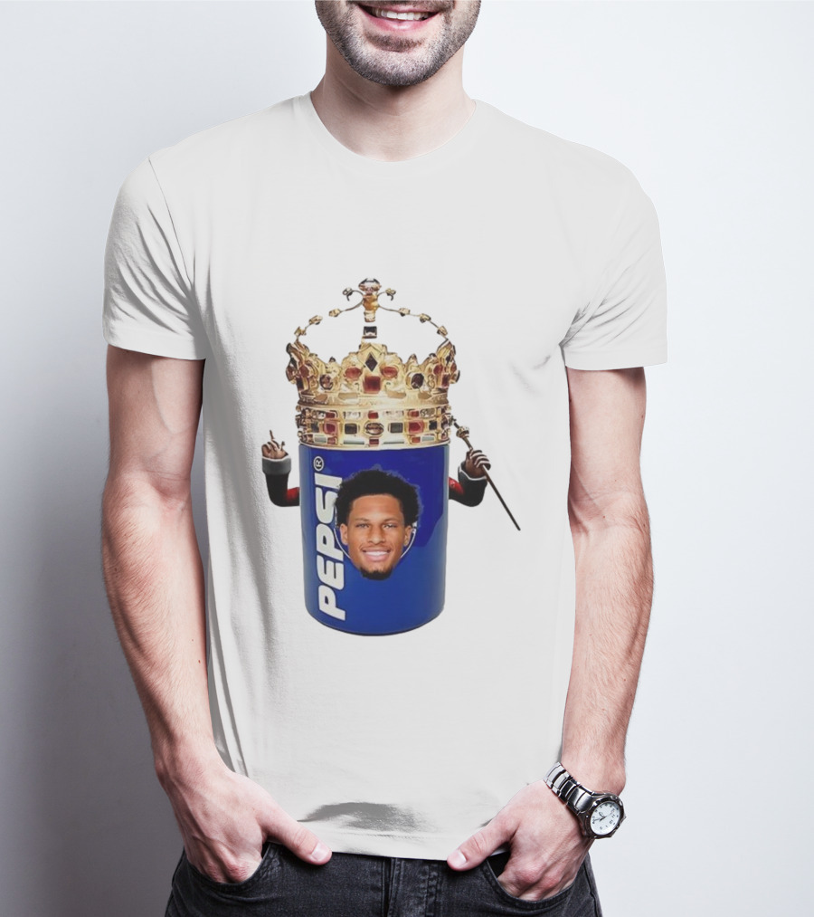 Oronde Gadsden Pepsi Crown Los Angeles Chargers King Parody T-Shirt