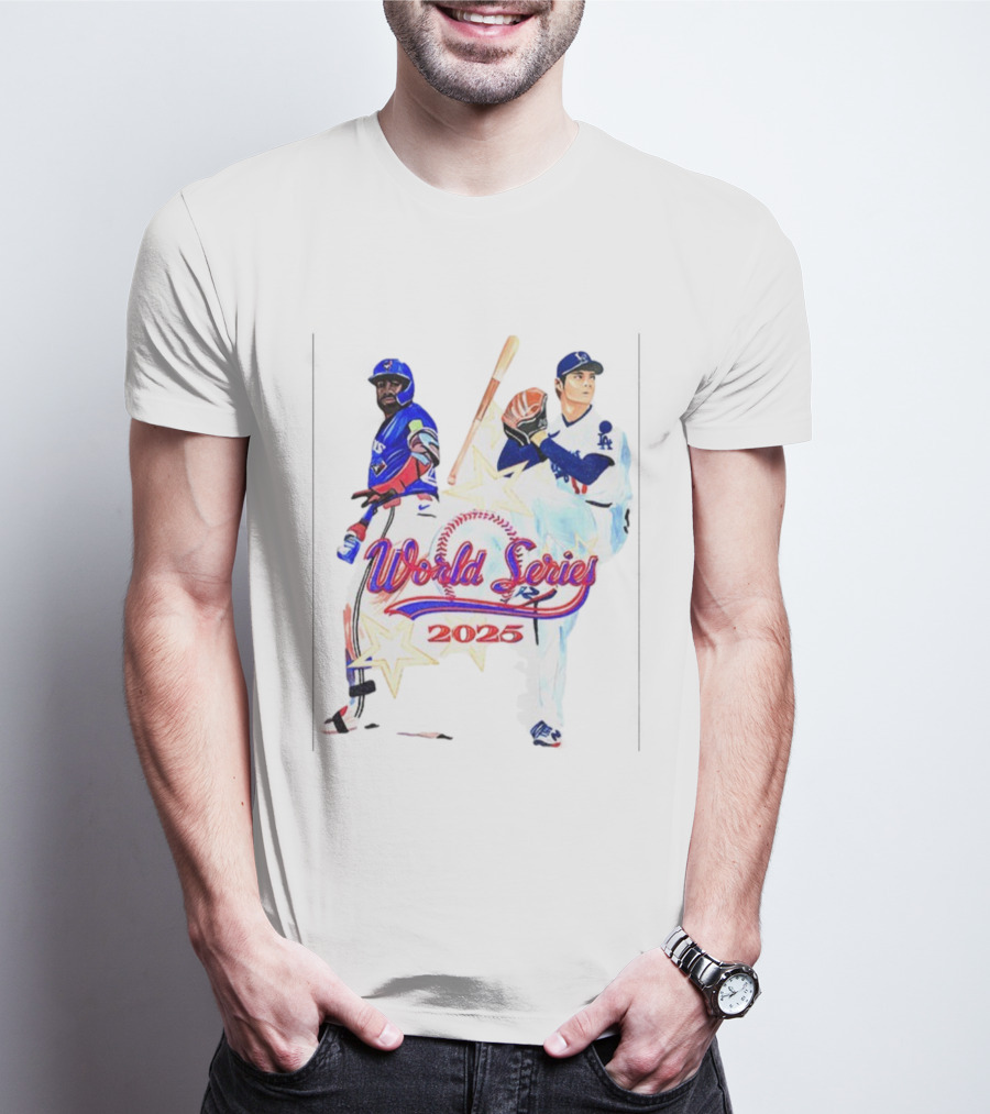 Vladdy Guerrero Jr Shohei Ohtani 2025 World Series Matchup T-Shirt