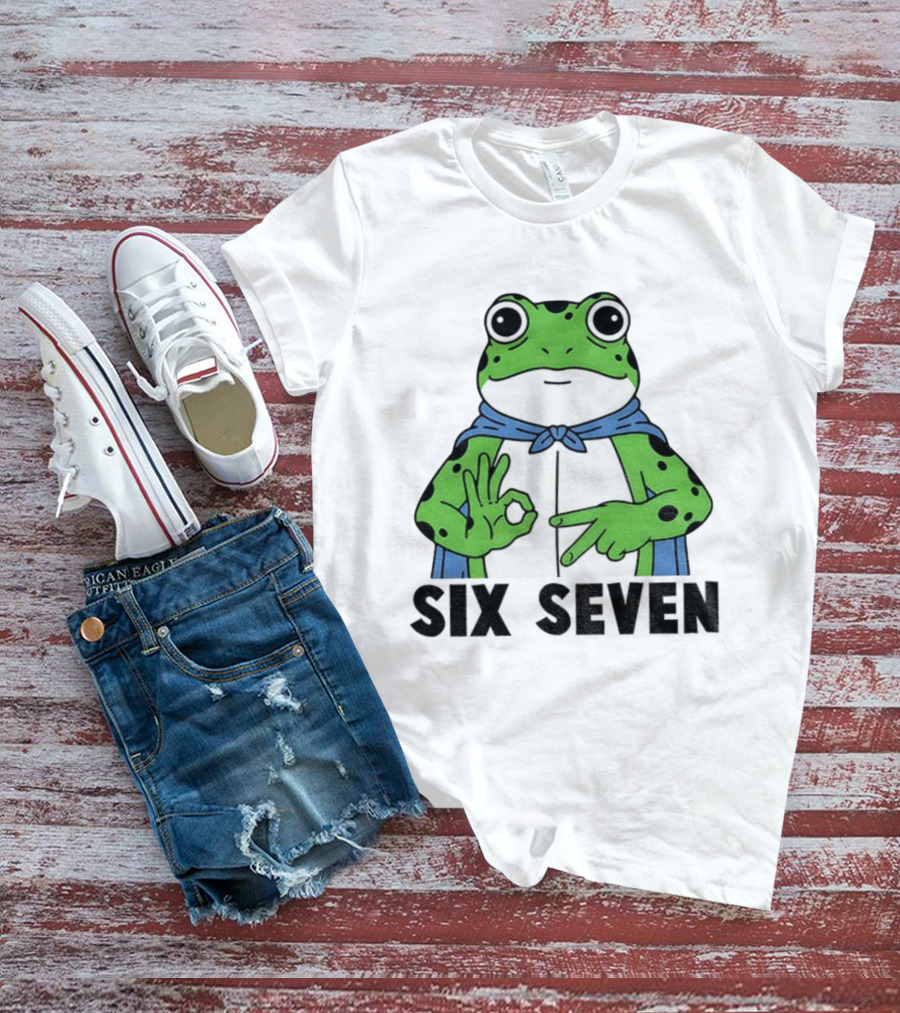 Portland Frog Six Seven Anti Fascism Meme T-Shirt