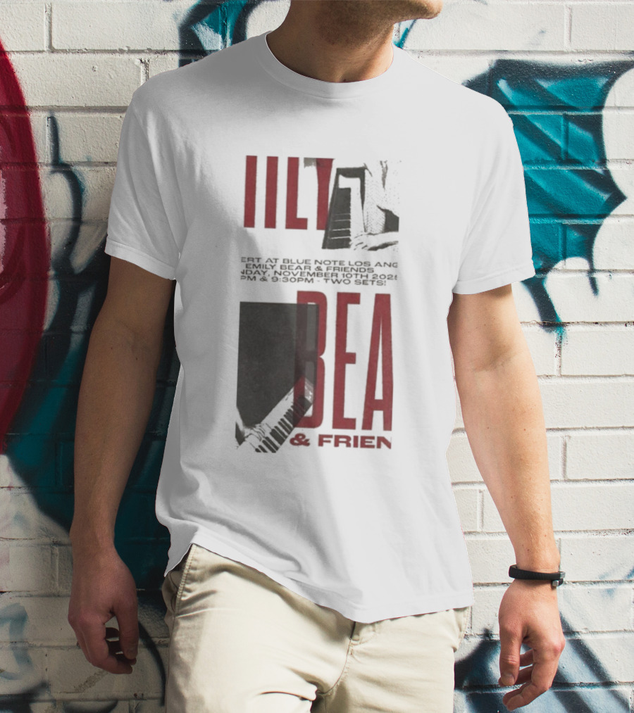 Emily Bear And Friends Live Performance November 10 2025 Blue Note Los Angeles T-Shirt