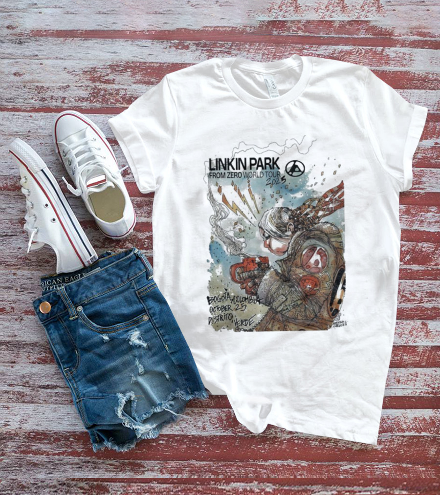 Linkin Park From Zero World Tour Bogota Colombia Distrito Verde October 25 2025 T-Shirt