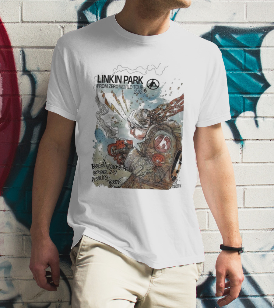 Linkin Park From Zero World Tour Bogota Colombia Distrito Verde October 25 2025 T-Shirt