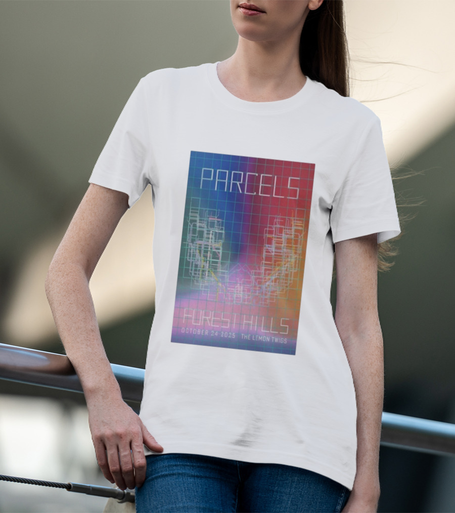 PARCELS Forest Hills October 24 2025 The Lemon Twigs Stadium Event T-Shirt