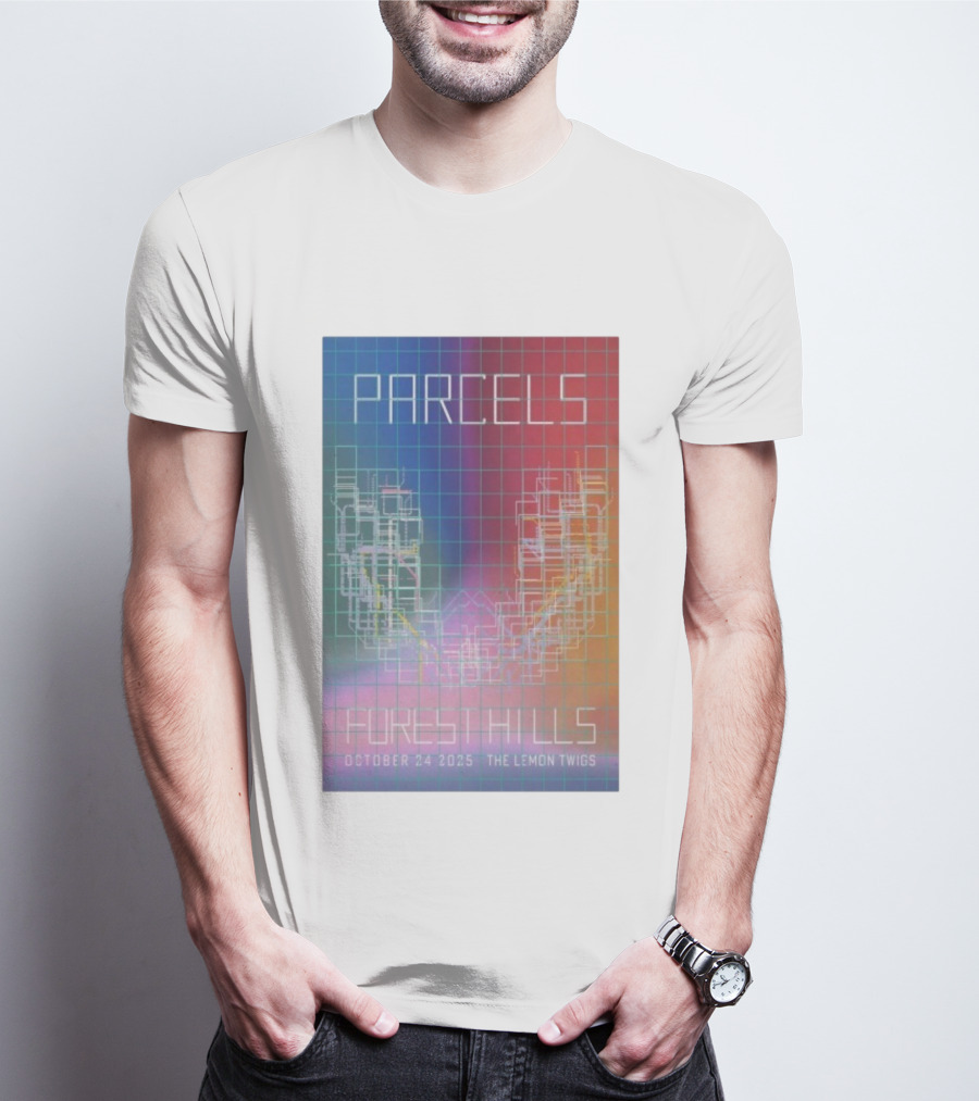 PARCELS Forest Hills October 24 2025 The Lemon Twigs Stadium Event T-Shirt