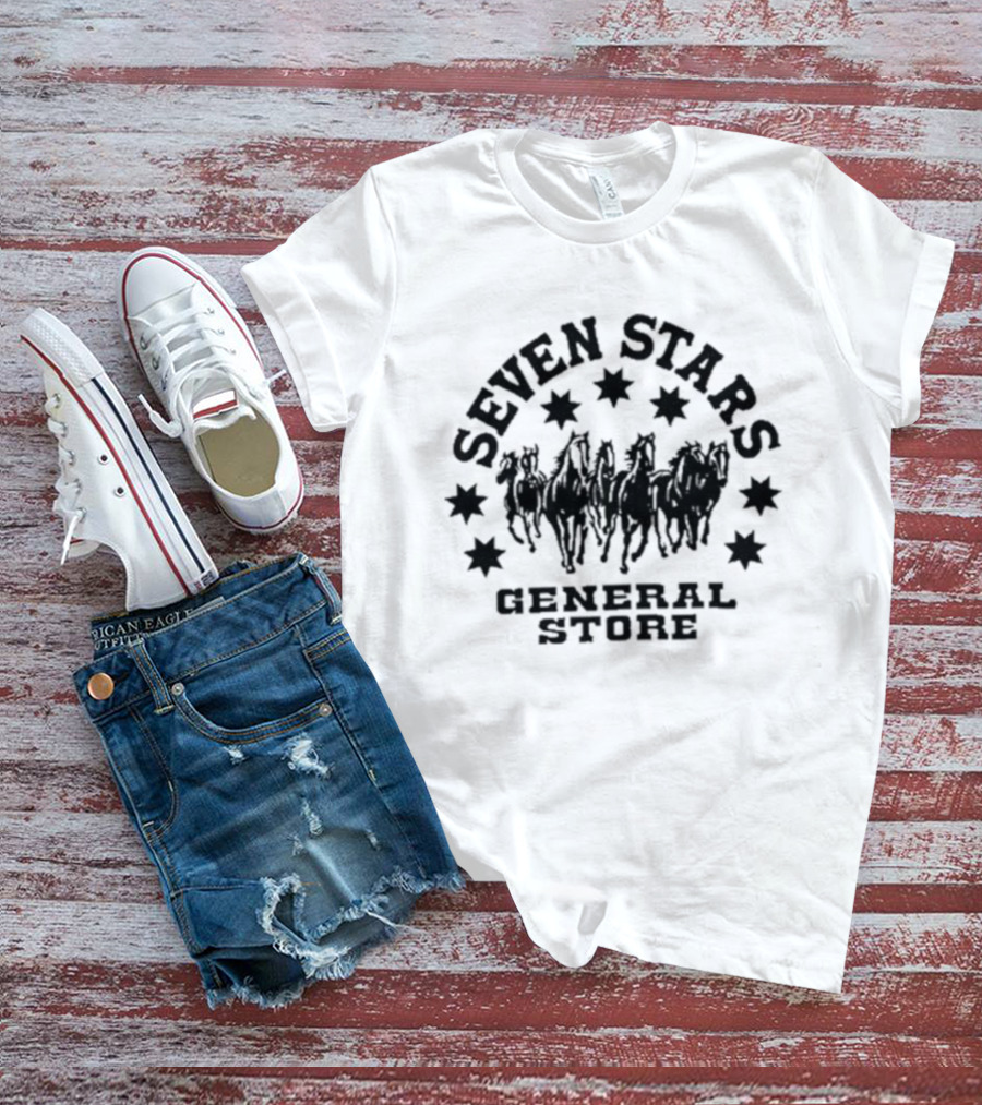 Seven Stars General Festival All Day All Night Dancing Cowboys T-Shirt