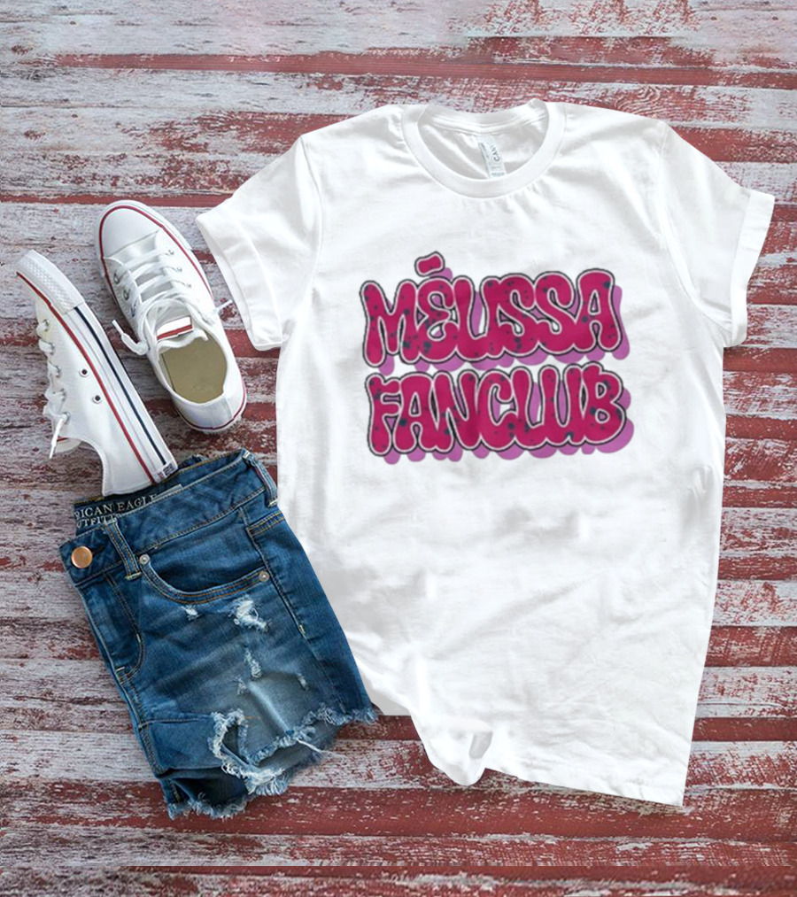 Melissa Fanclub Star Academy Plum Bubble Letters T-Shirt