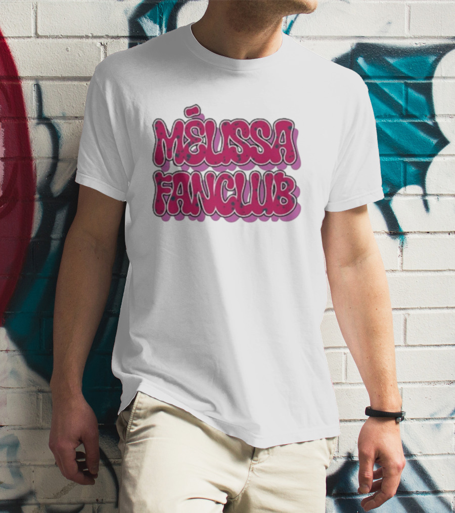 Melissa Fanclub Star Academy Plum Bubble Letters T-Shirt
