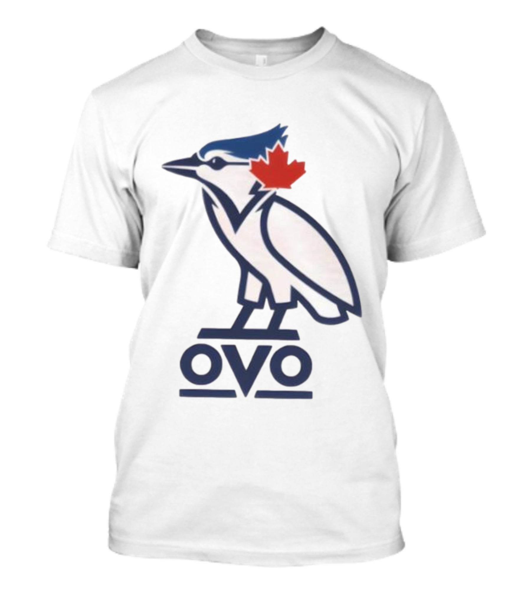 Toronto Blue Jays OVO Owl Maple Leaf Emblem T-Shirt