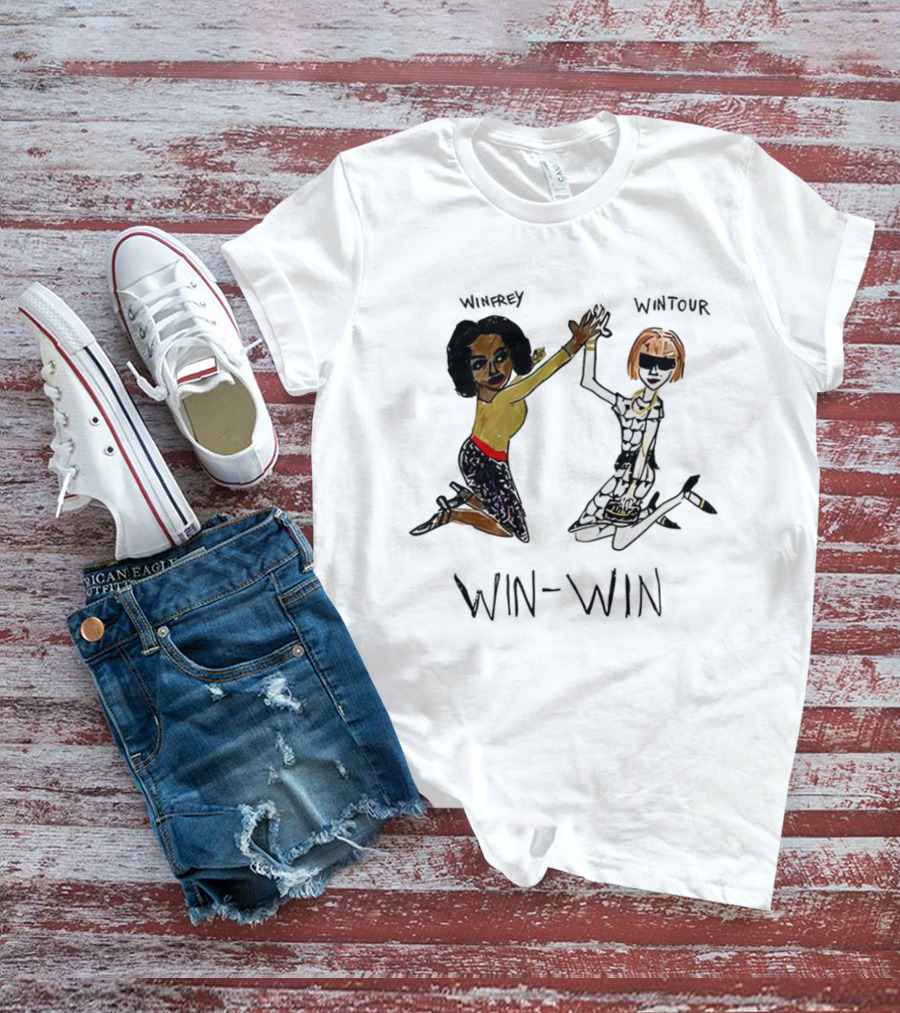 Winfrey Wintour High Five Fashion Icons T-Shirt