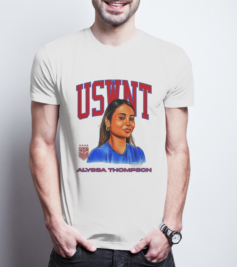 USWNT Alyssa Thompson United States Soccer Team T-Shirt