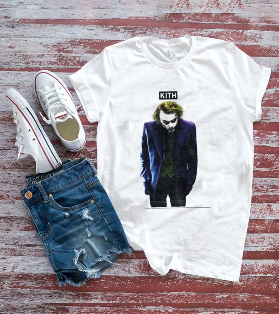Dodgers Batman Kith Joker Collaboration T-Shirt