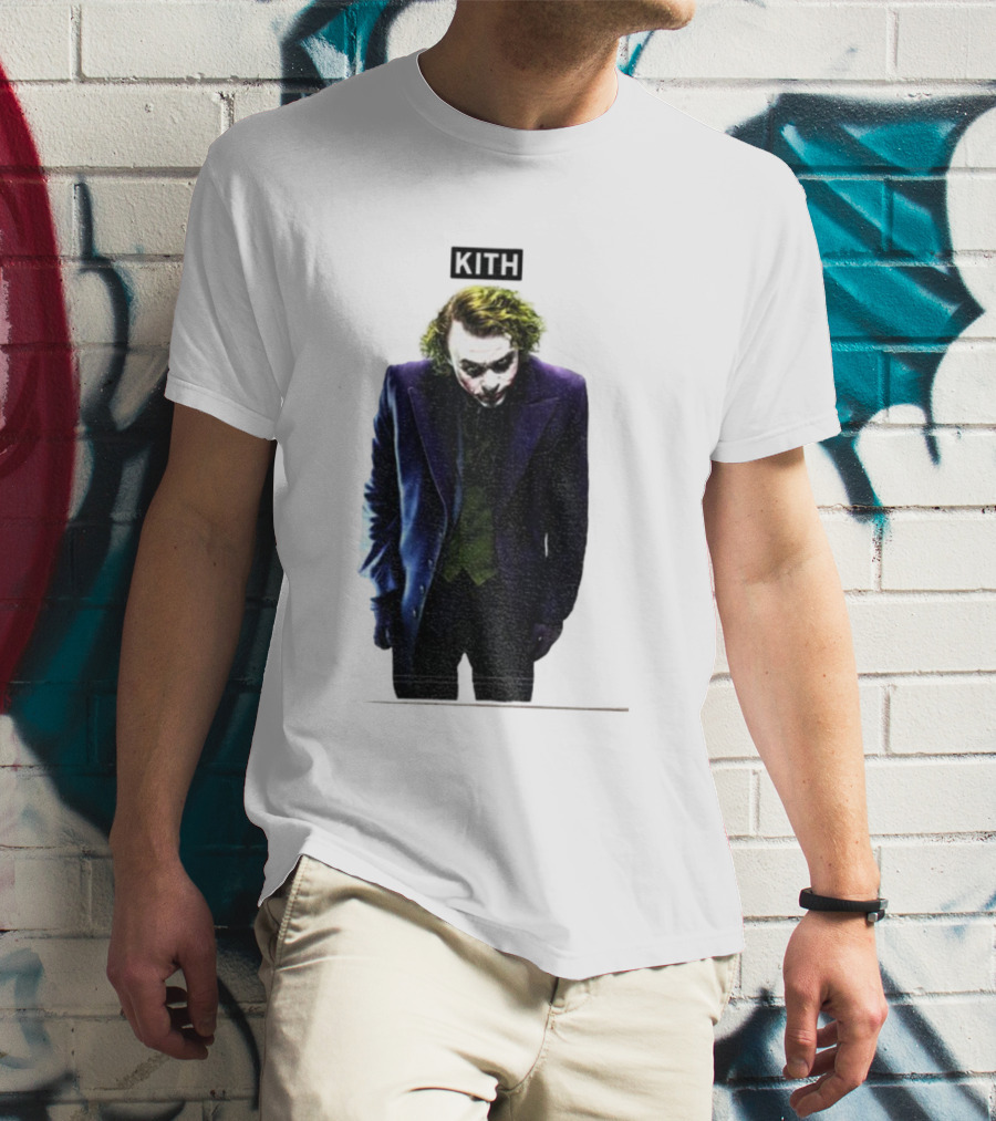 Dodgers Batman Kith Joker Collaboration T-Shirt