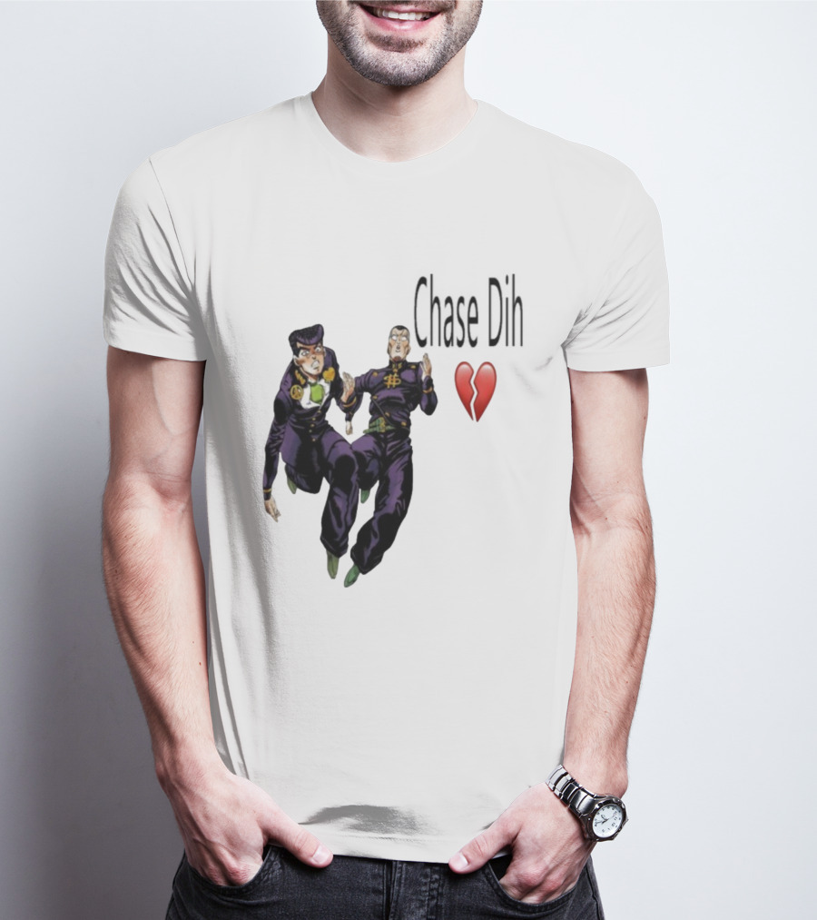 Jojo's Bizarre Adventure Chase Dih Heart Broken Iconic Characters Jump Action T-Shirt