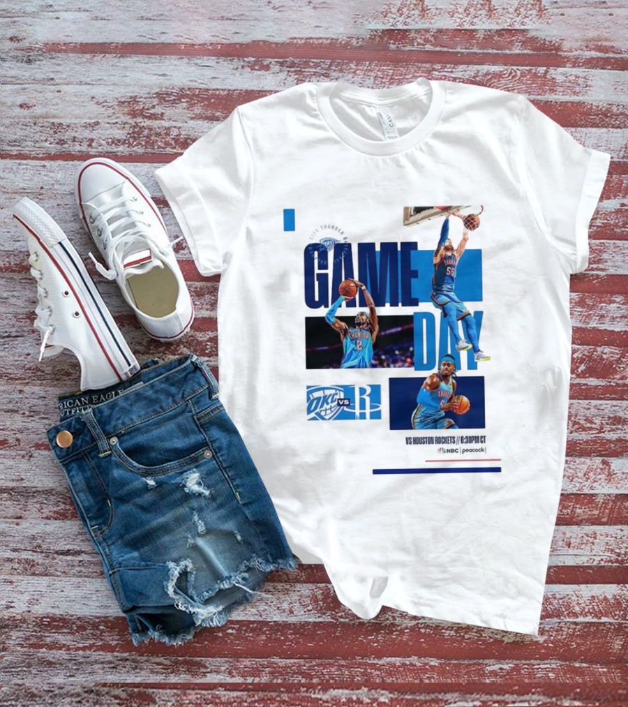Oklahoma City Thunder Game Day NBA 2025 T-Shirt