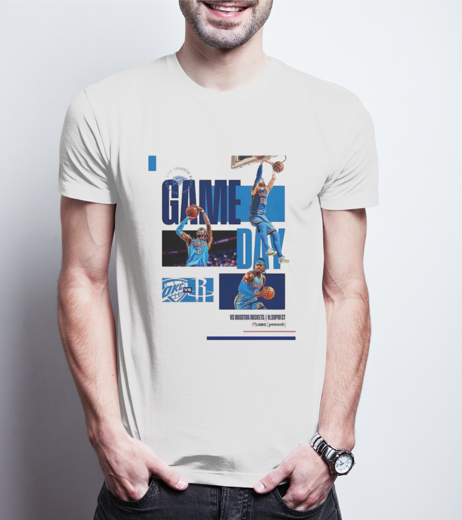 Oklahoma City Thunder Game Day NBA 2025 T-Shirt