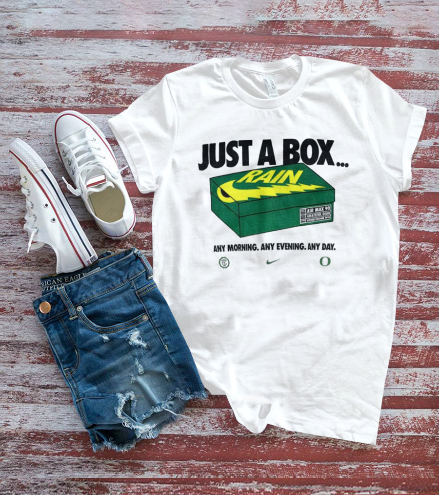 Just A Box Air Max 90 Grateful Dead Rain Box Of Rain T-Shirt