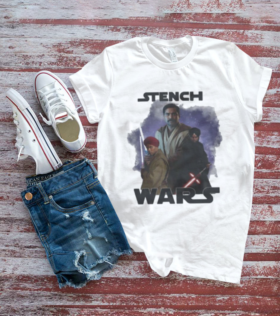 Stench Wars Star Wars Jedi And Sith Lightsaber Battle T-Shirt
