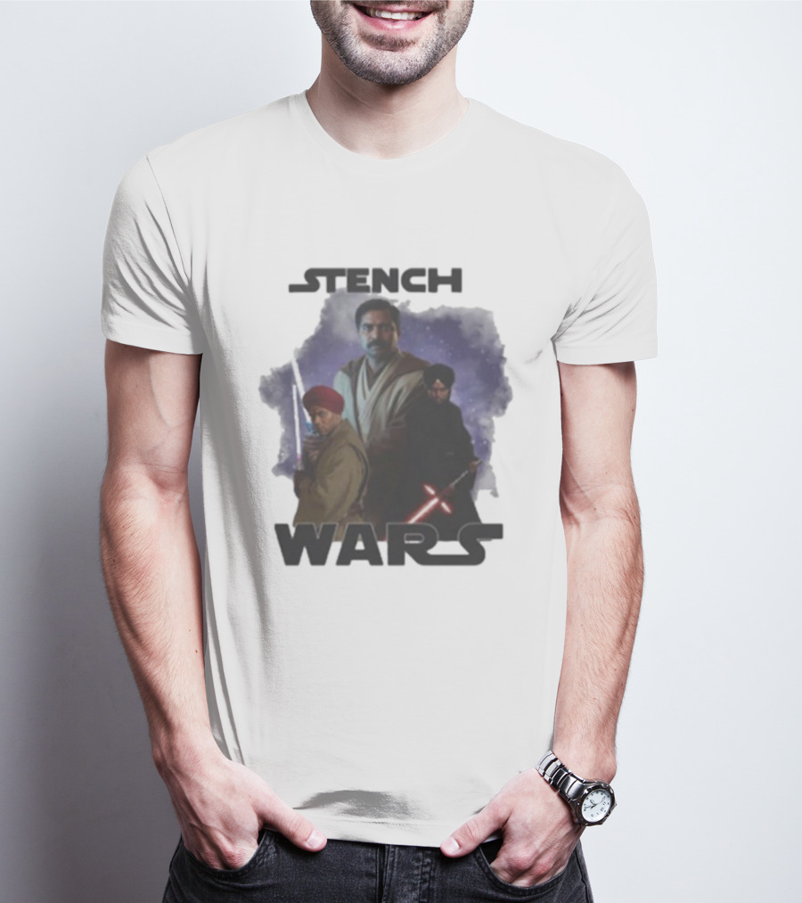 Stench Wars Star Wars Jedi And Sith Lightsaber Battle T-Shirt