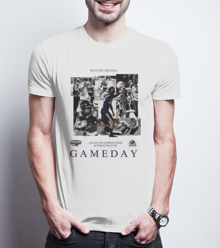 Baltimore Ravens Vs Chicago Bears NFL Rivalry 2025 Gameday T-Shirt