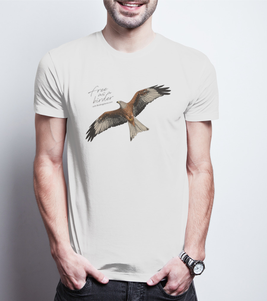 Eagle Free As A Birder Majestic Flight T-Shirt
