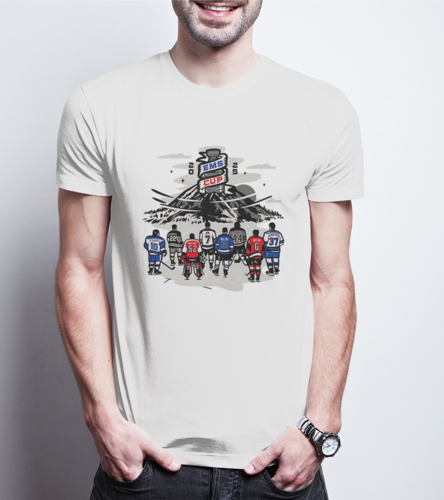 EMS Cup 2025 Hockey Players F Troop Quincy JFK Kingston WC Fo WC Po Foxy EMS T-Shirt