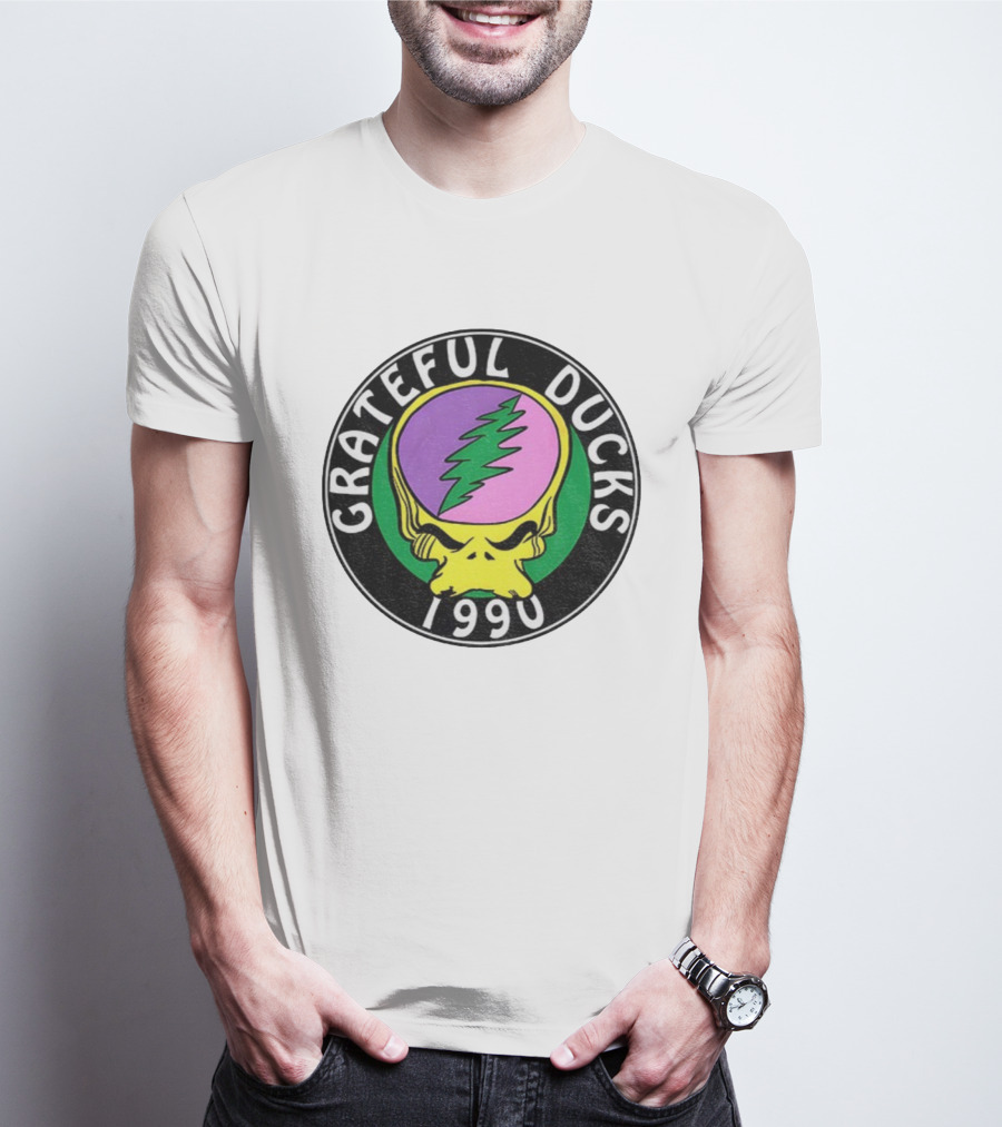 Grateful Ducks 1990 Football Game Day Grateful Dead X Oregon Ducks T-Shirt
