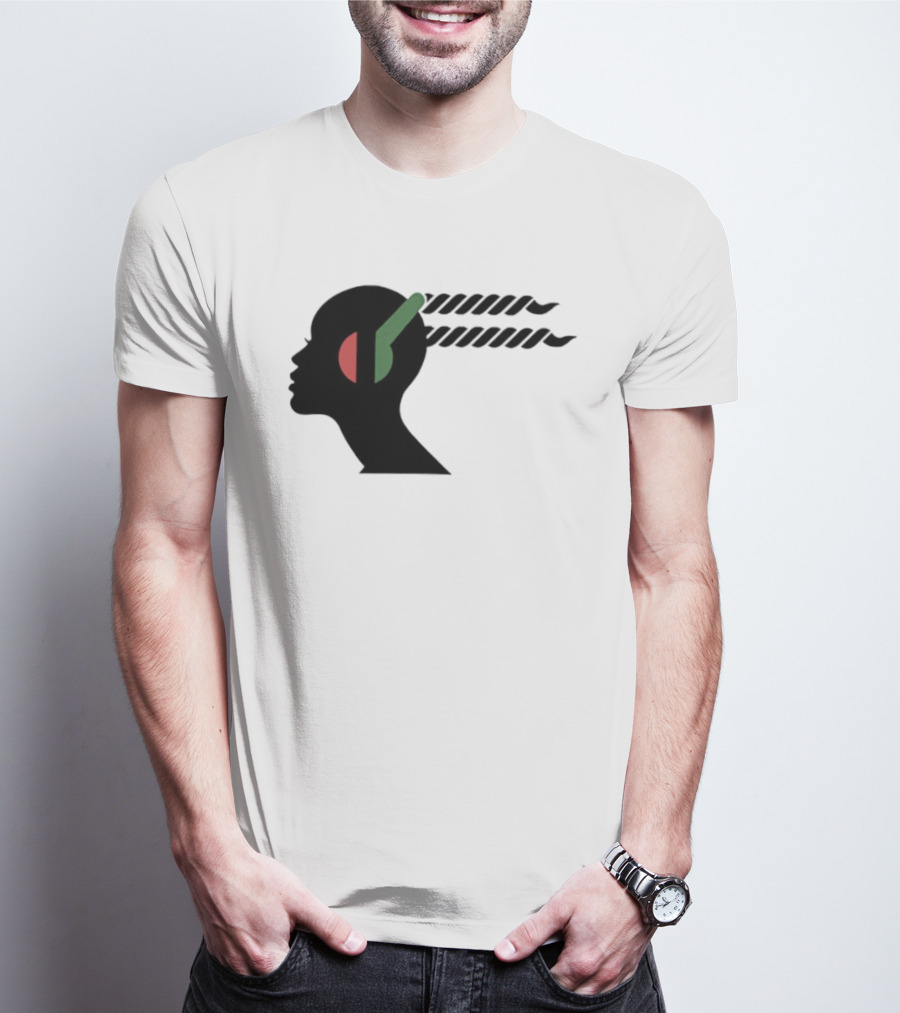 Jeffrey Wright Highest 2 Lowest Stackin’ Hits Records Silhouette With Headphones T-Shirt