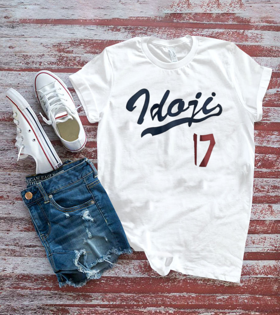Idoji Shohei Ohtani 17 Los Angeles Dodgers Baseball T-Shirt