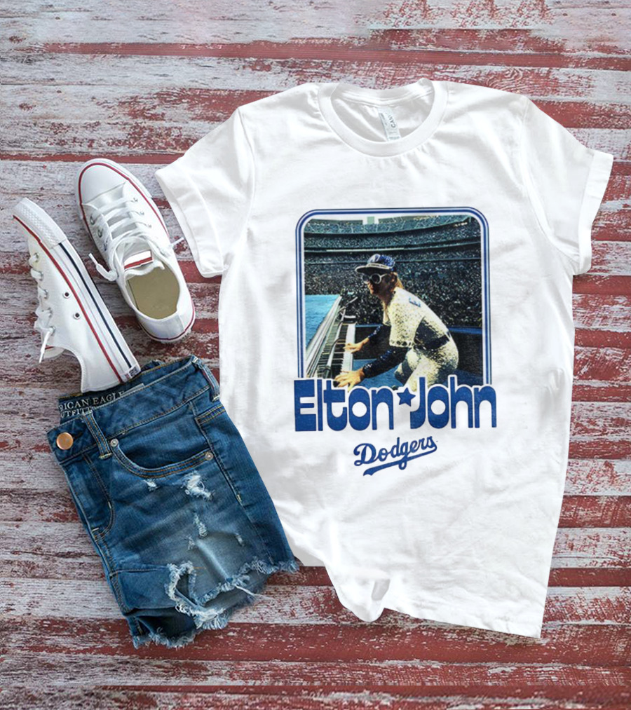 Elton John Dodgers Stadium Concert MLB Baseball Dodgers T-Shirt