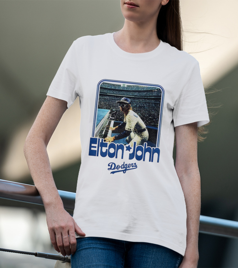 Elton John Dodgers Stadium Concert MLB Baseball Dodgers T-Shirt