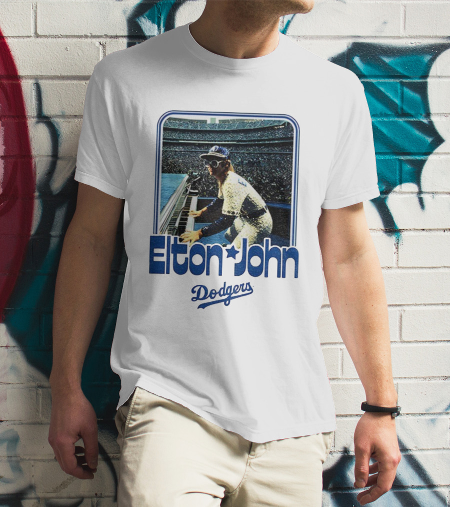 Elton John Dodgers Stadium Concert MLB Baseball Dodgers T-Shirt