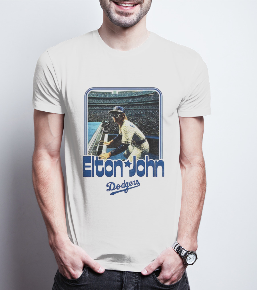 Elton John Dodgers Stadium Concert MLB Baseball Dodgers T-Shirt