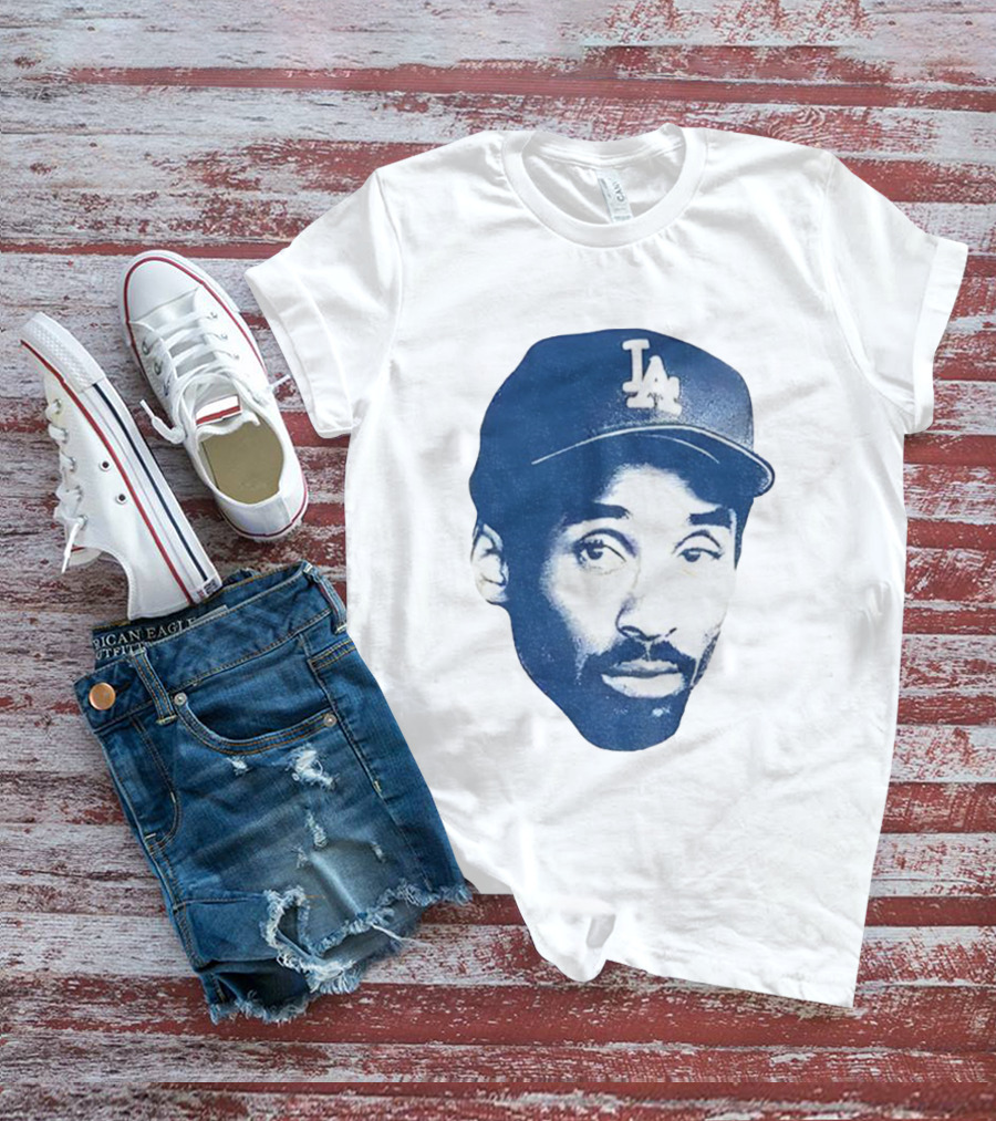 Kobe Bryant Los Angeles Dodgers MLB Vintage Big Face T-Shirt