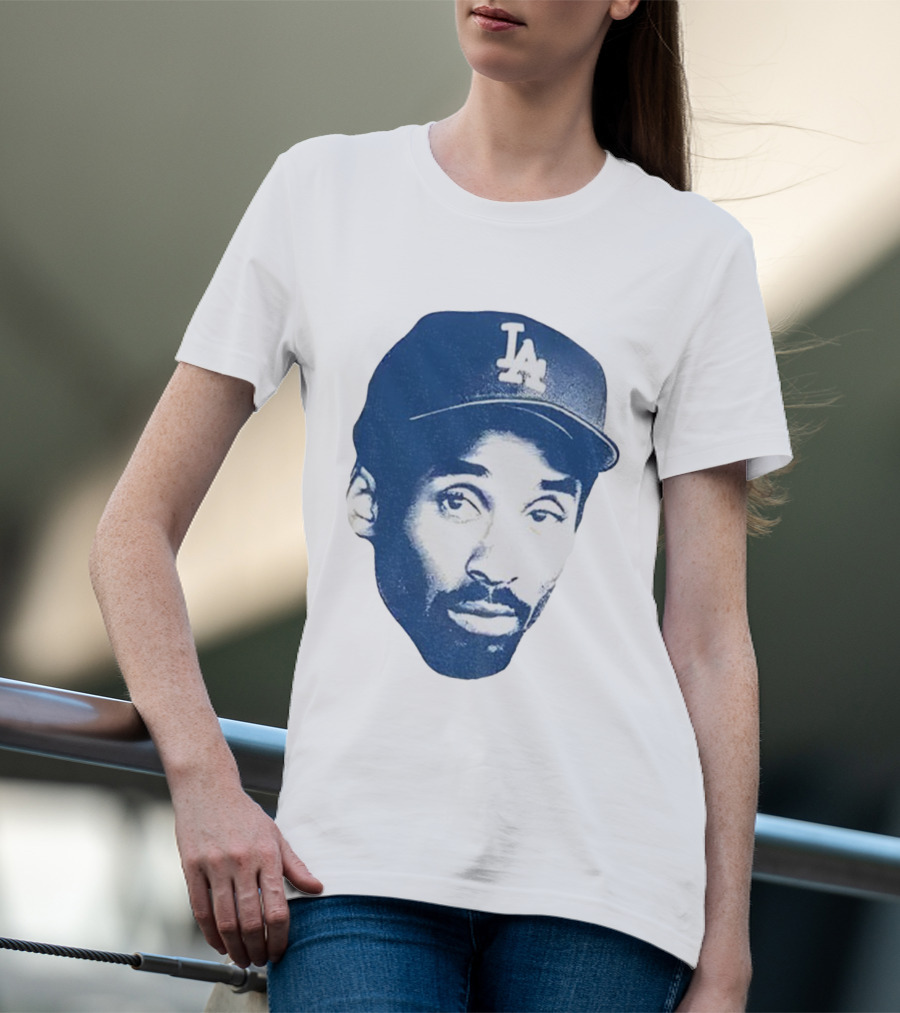 Kobe Bryant Los Angeles Dodgers MLB Vintage Big Face T-Shirt