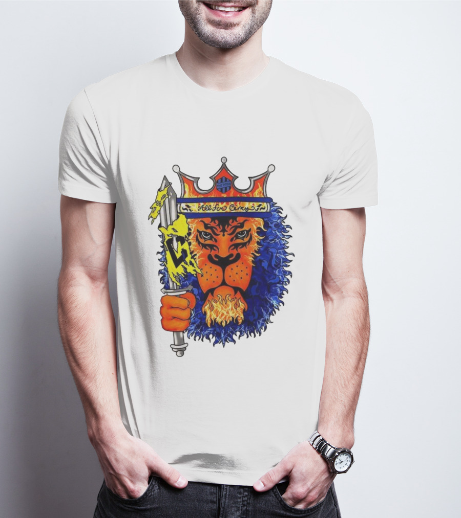 All For Cincy Lion Sword The Pride Crown Flame T-Shirt
