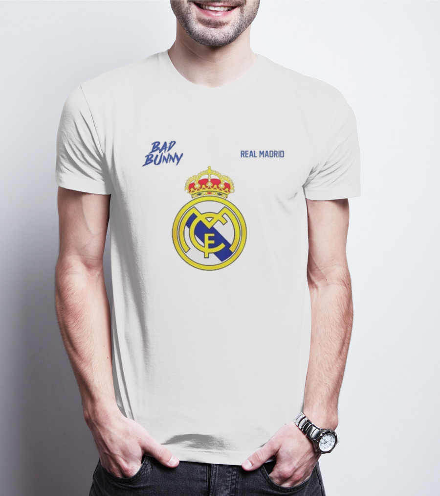 Bad Bunny Vs Real Madrid Benito Bowl Signature Football Challenge T-Shirt