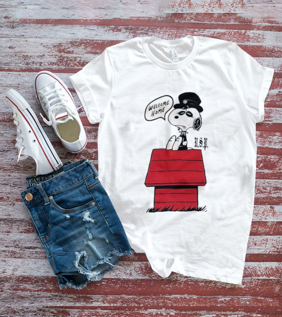 Welcome Home Snoopy Houston Peanuts Collaboration T-Shirt