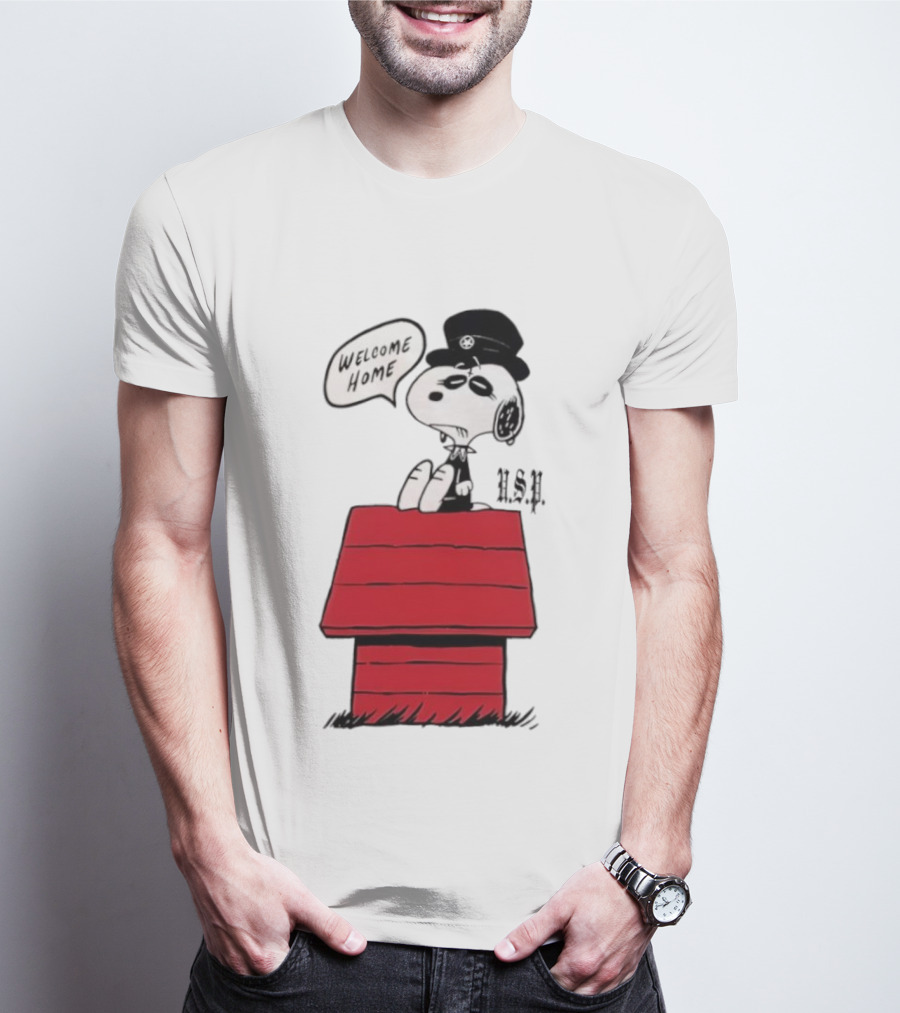 Welcome Home Snoopy Houston Peanuts Collaboration T-Shirt