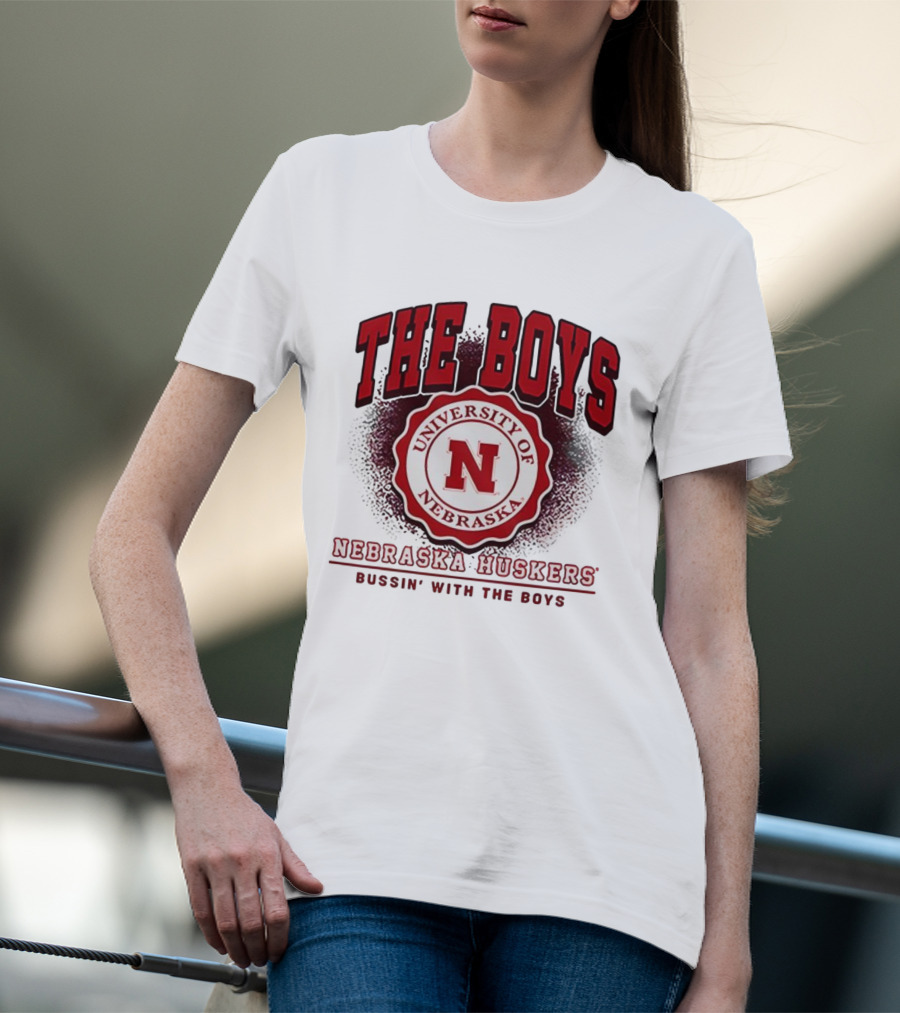 The Boys University Of Nebraska Huskers Bussin' With The Boys T-Shirt