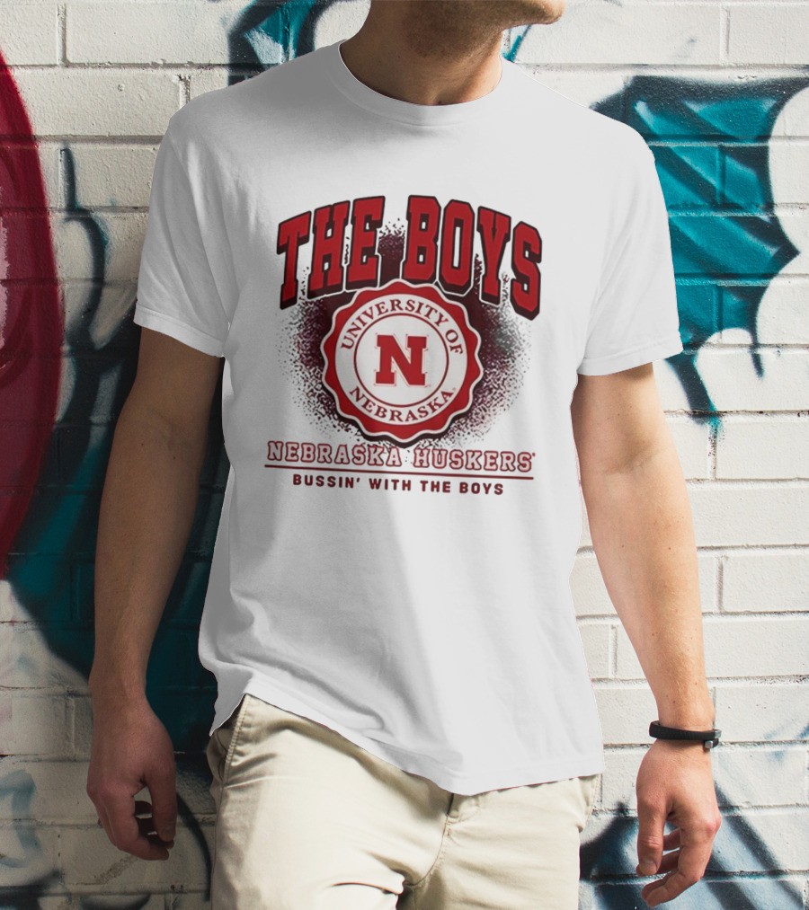 The Boys University Of Nebraska Huskers Bussin' With The Boys T-Shirt