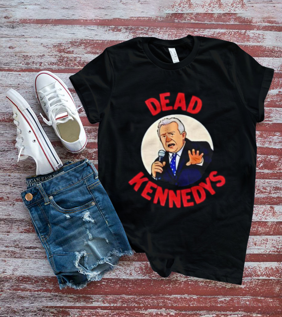 Dead Kennedys Political Parody Microphone Illustration T-Shirt
