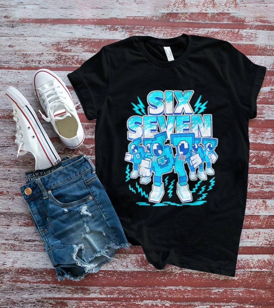 Six Seven Meme 67 Italian Brainrot Birthday T-Shirt